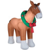 Clydesdale Horse Christmas Inflatable
